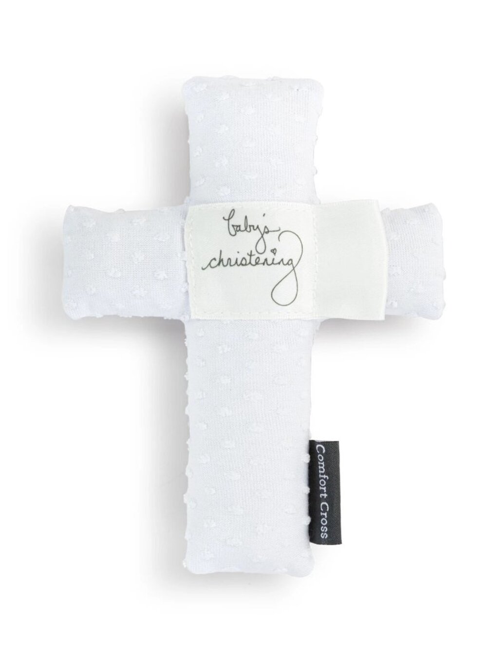 DEMDACO Baby's Christening Comfort Cross Plush Keepsake